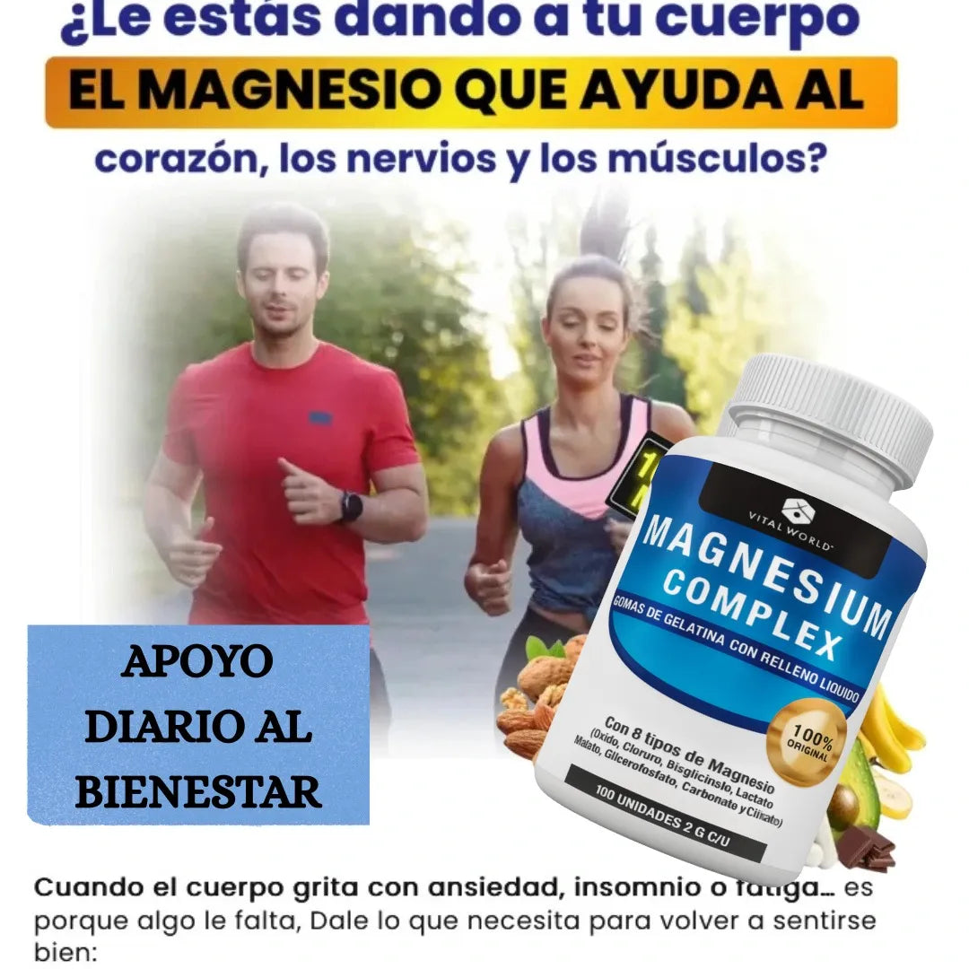 🔥 “¿Duermes Pero Sigues Cansado? Recupera Energía, Calma y Sueño Profundo con Magnesium Complex X2”⚡🔋